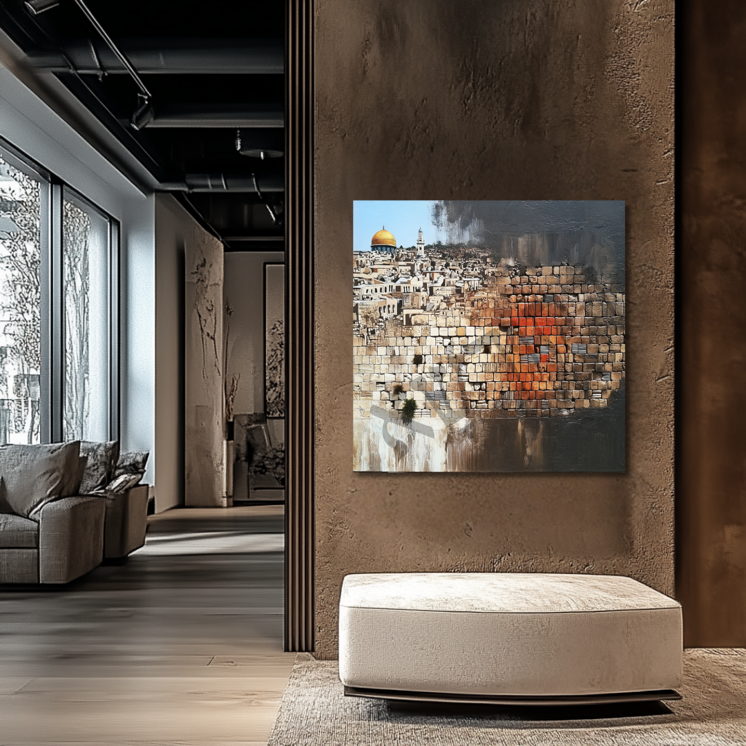 נוכחות רגועה עם עומק וברכה במרחב מעוצב