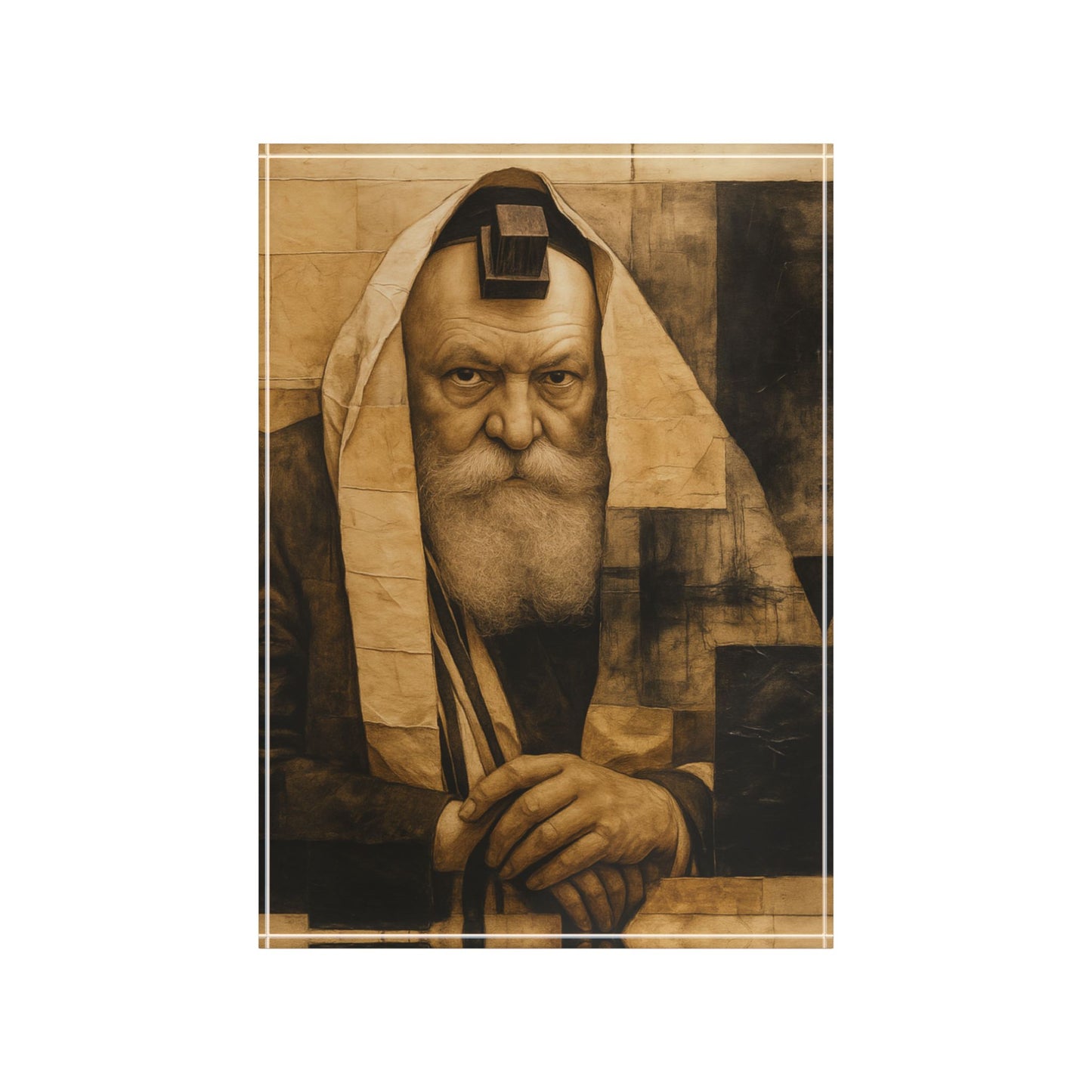 הָרֶבִּי – בלוק אקרילי בעיצוב דְּקוּדְשָׁא