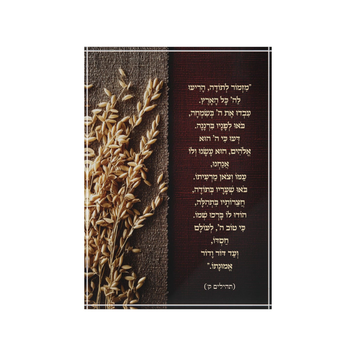 מִזְמוֹר לְתוֹדָה