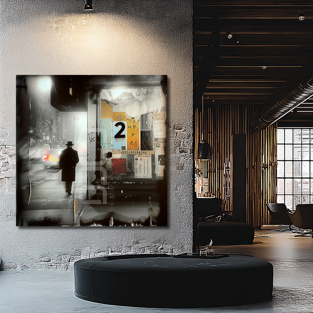 אמנות קיר עם נוכחות עיצובית