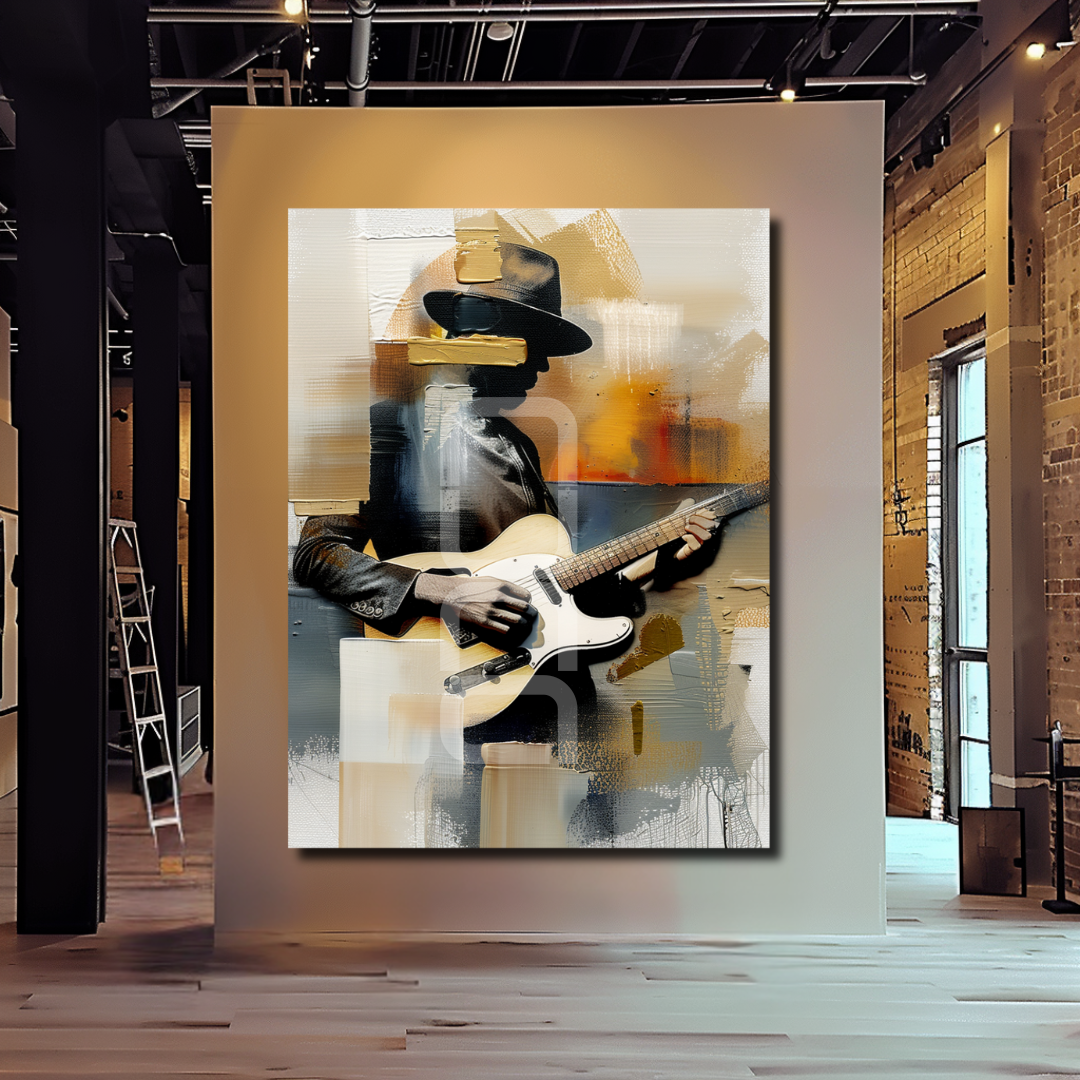 אמנות קיר עם נוכחות עיצובית