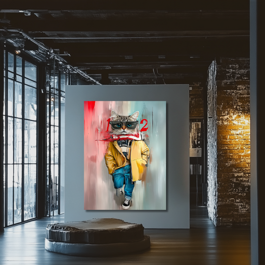 תמונת קיר של חיות בעיצוב מודרני – אמנות ויזואלית יוקרתית לבית | Nuna Gallery
