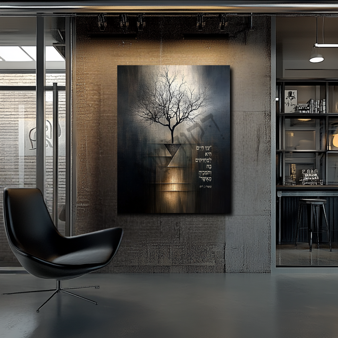 תמונת קיר דקודשא בעיצוב שקט ומאוזן לחלל בית או משרד