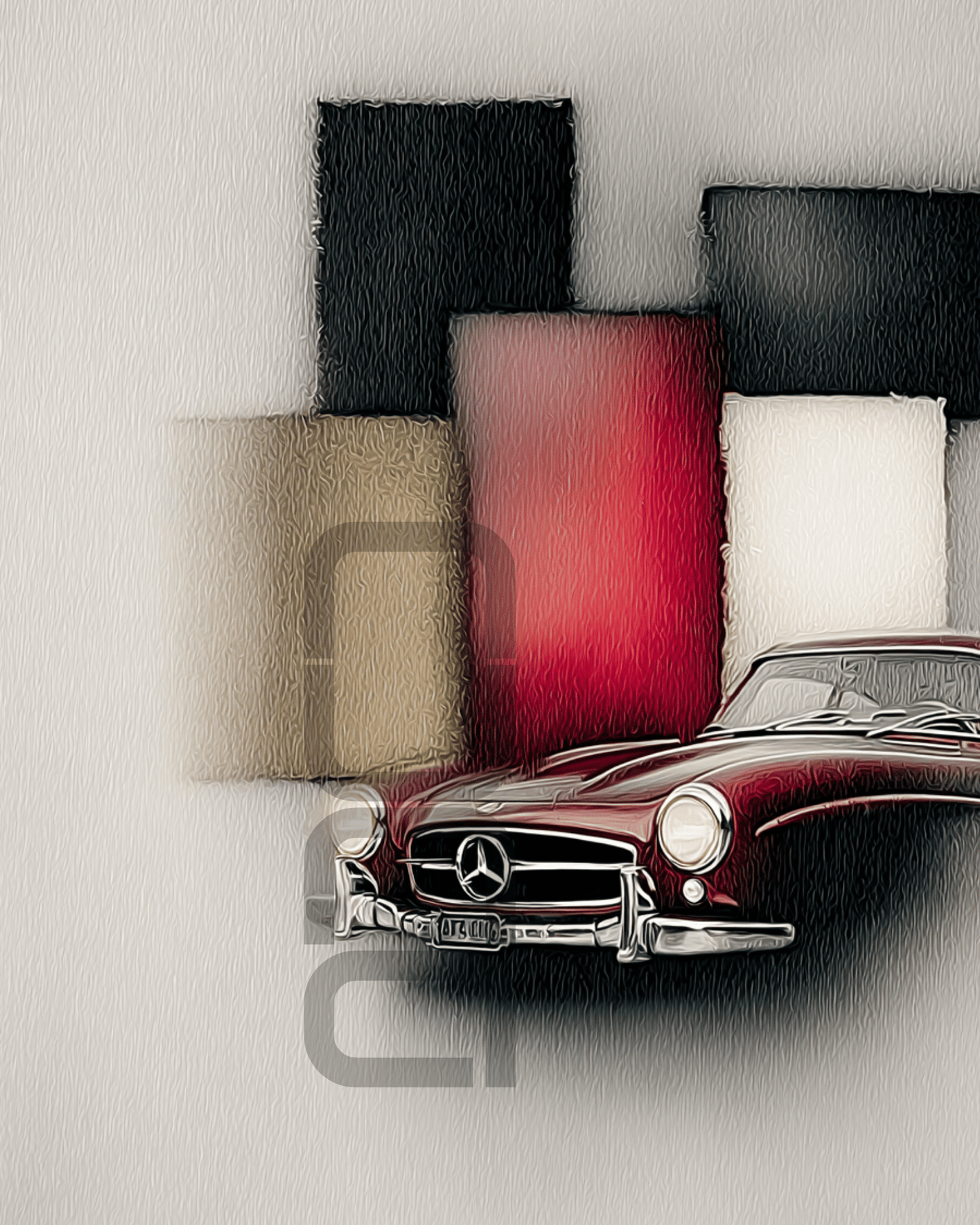 אמנות קיר מיקס מדיה מקורית – Nuna Gallery