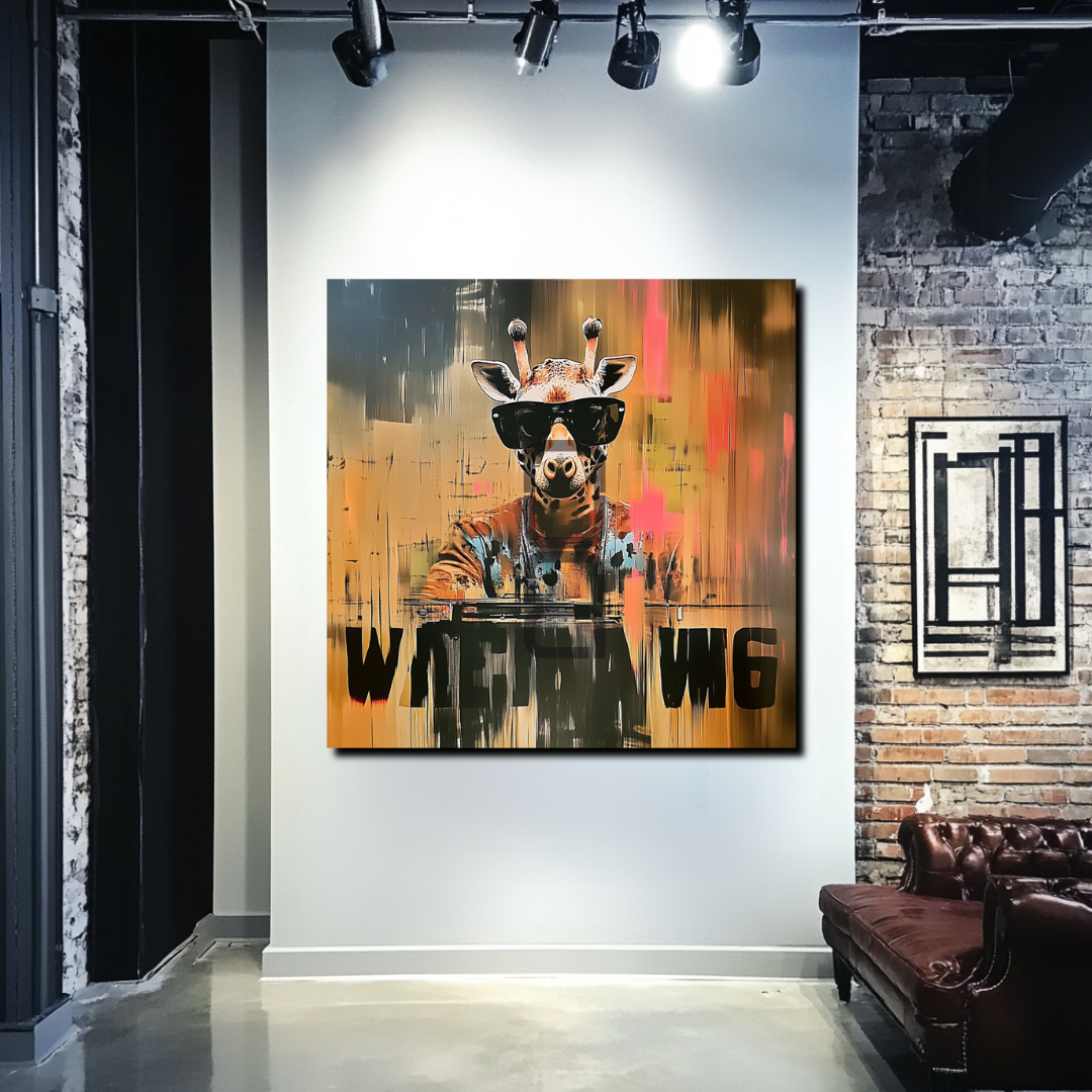 תמונת קיר של חיות בעיצוב מודרני – אמנות ויזואלית יוקרתית לבית | Nuna Gallery
