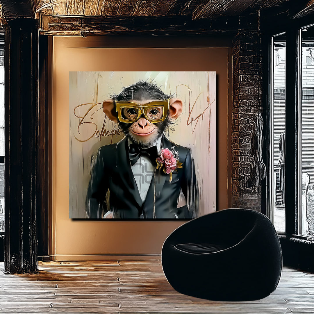 תמונת קיר של חיות בעיצוב מודרני – אמנות ויזואלית יוקרתית לבית | Nuna Gallery
