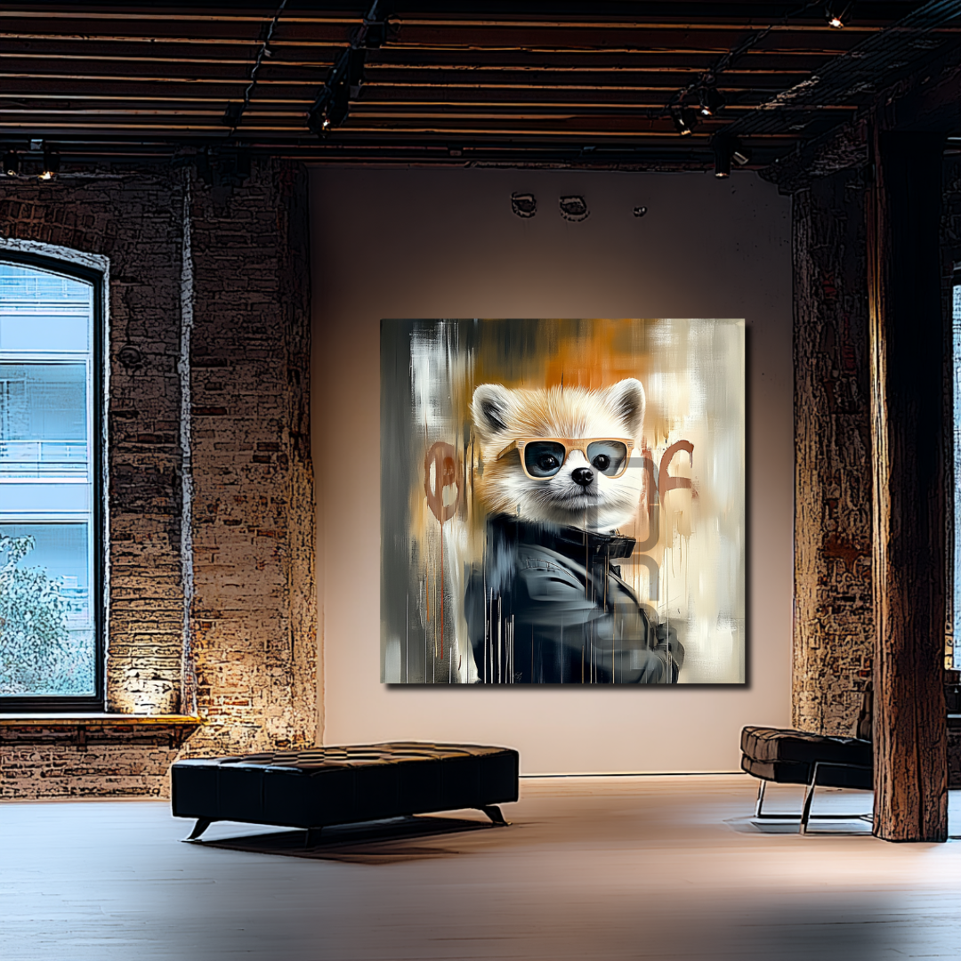 תמונת קיר של חיות בעיצוב מודרני – אמנות ויזואלית יוקרתית לבית | Nuna Gallery
