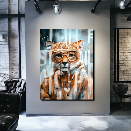 תמונת קיר של חיות בעיצוב מודרני – אמנות ויזואלית יוקרתית לבית | Nuna Gallery
