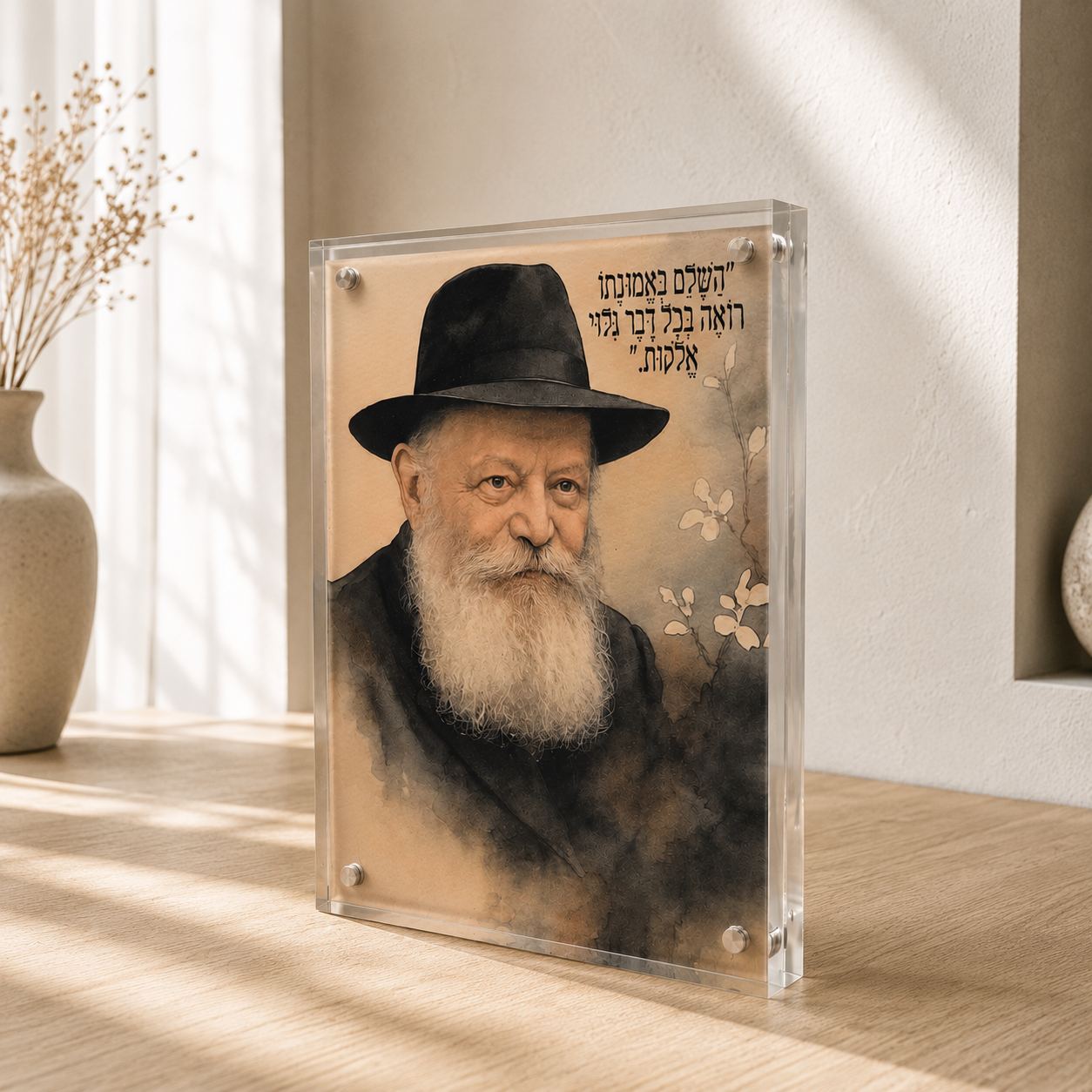 קריסטל בלוק הרבי מליובאוויטש