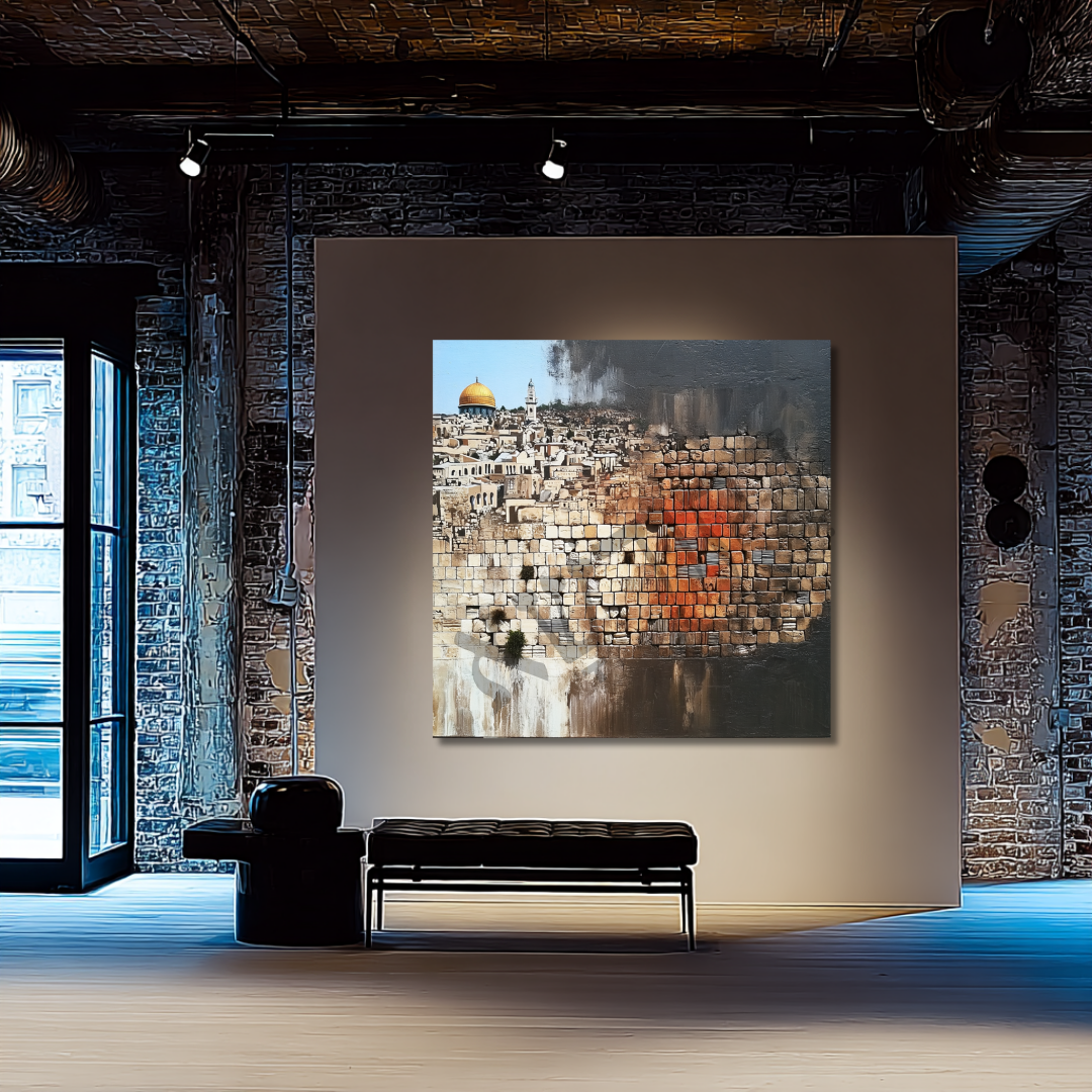 נוכחות רגועה עם עומק וברכה במרחב מעוצב