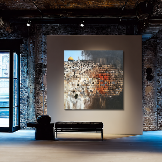 נוכחות רגועה עם עומק וברכה במרחב מעוצב