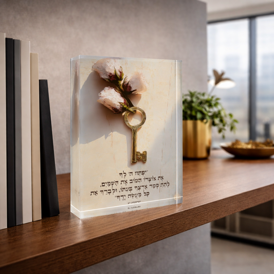 dekudsha acrylic block blessing concept for home or office decor
