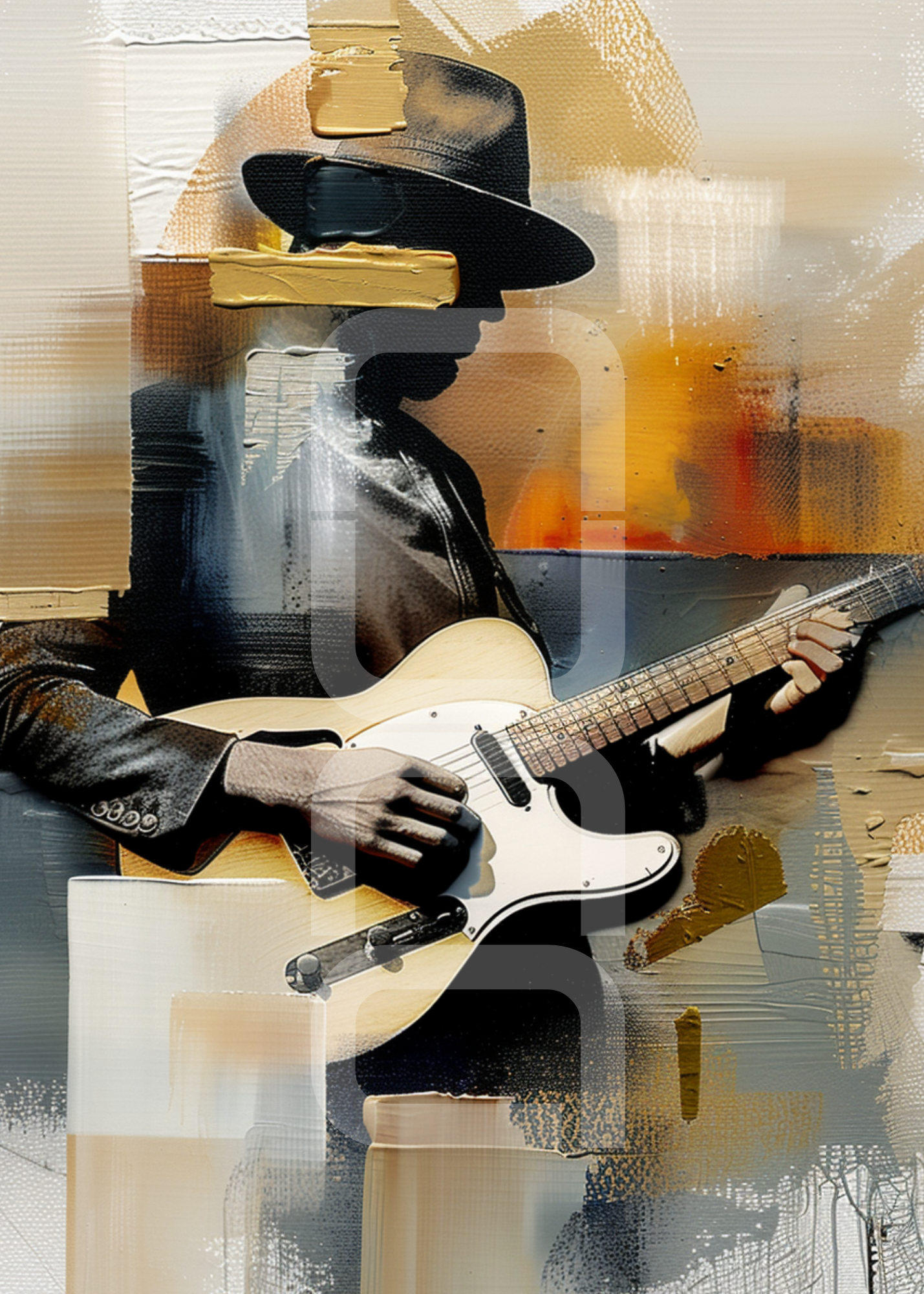 אמנות קיר עם נוכחות עיצובית