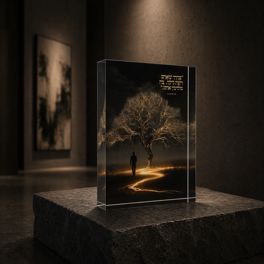 dekudsha acrylic block path inspired design for home or office decor
