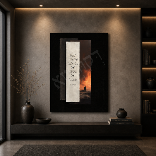 dekudsha faith and trust inspired wall art for home or office decor on canvas or glass
