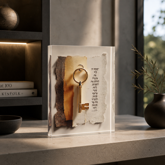 dekudsha acrylic block blessing theme for home or office decor
