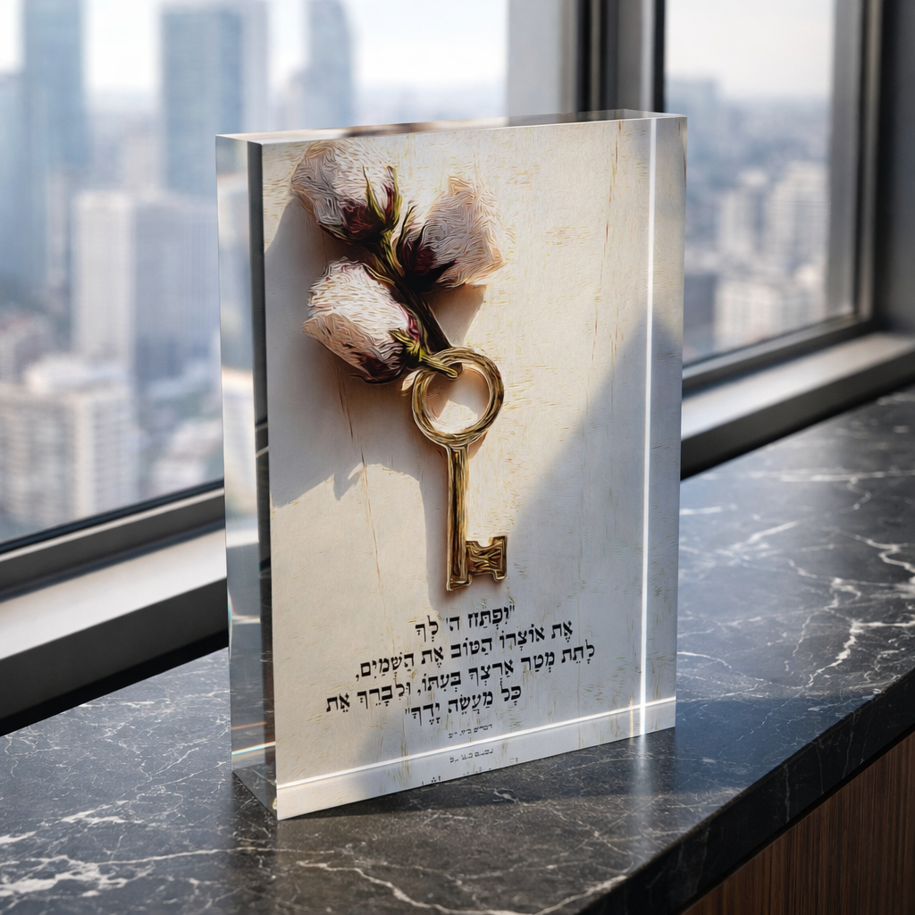 dekudsha acrylic block blessing concept for home or office decor
