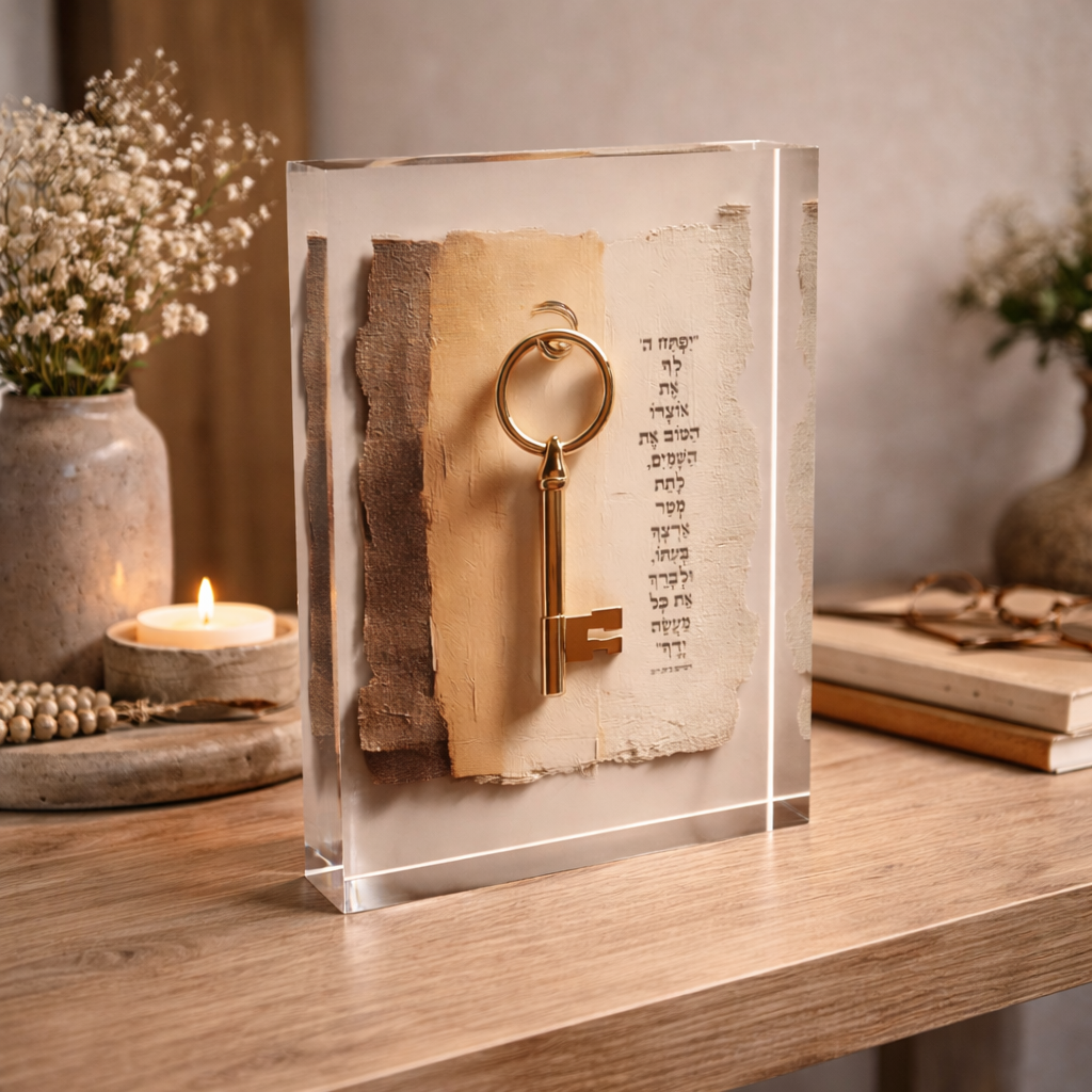 dekudsha acrylic block blessing theme for home or office decor
