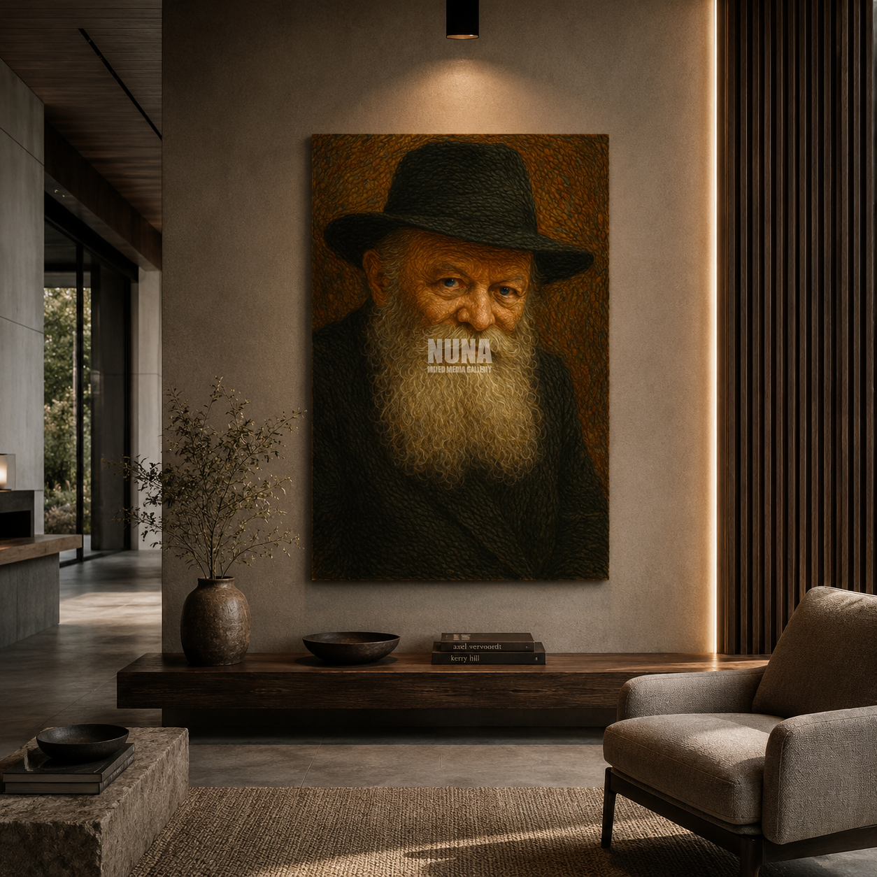 dekudsha lubavitcher rebbe timeless wall art for home or office decor on canvas or glass

