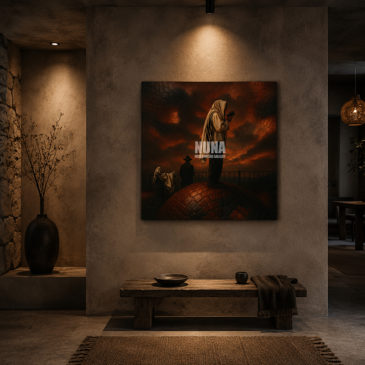 dekudsha prayer inspired wall art for home or office decor on canvas or glass
