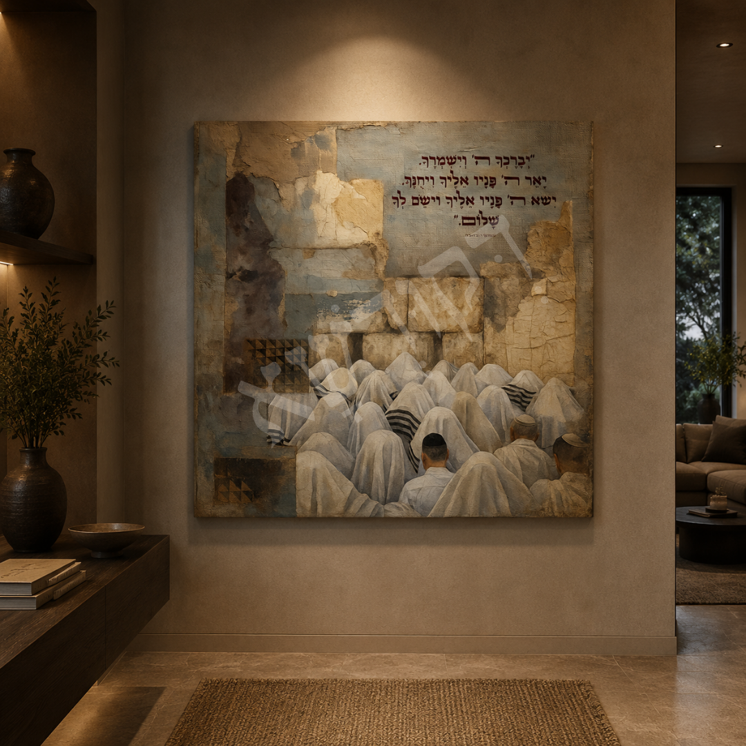dekudsha priestly blessing inspired wall art for home or office decor on canvas or glass
