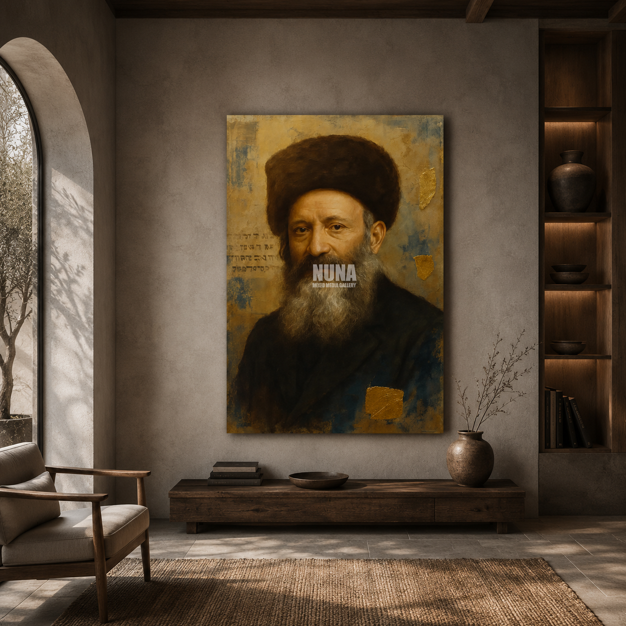 dekudsha rav kook wall art for home or office decor on canvas or glass