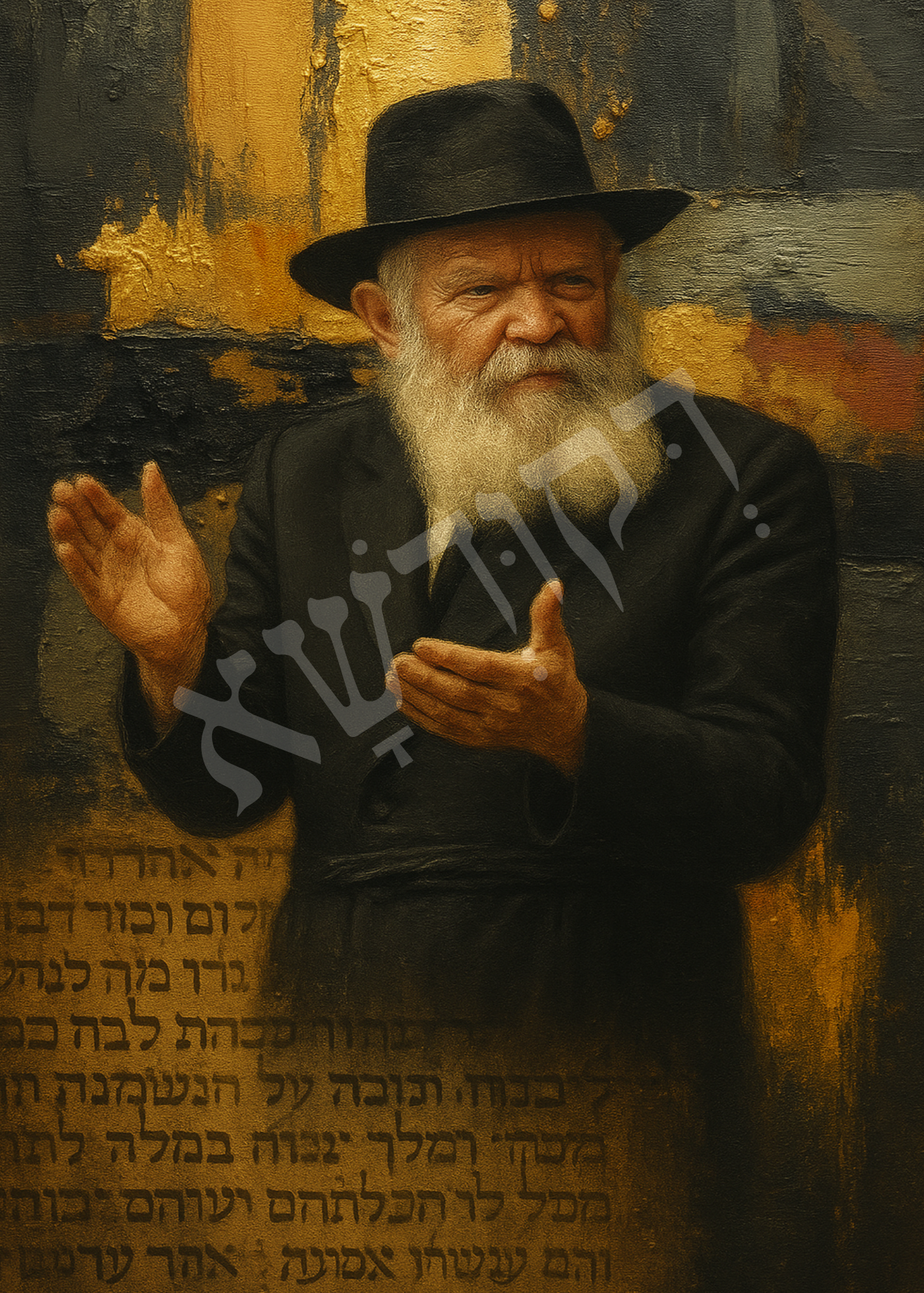 הָרֶבִּי – תמונת קיר דְּקוּדְשָׁא