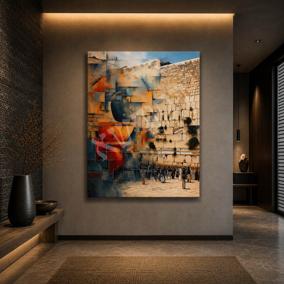 dekudsha talpiot inspired wall art for home or office decor on canvas or glass
