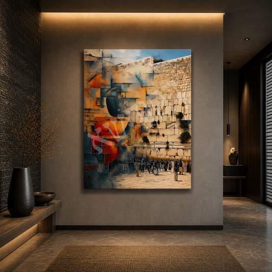 dekudsha talpiot inspired wall art for home or office decor on canvas or glass
