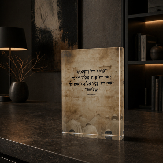 dekudsha acrylic block divine blessing inspired design for home or office decor
