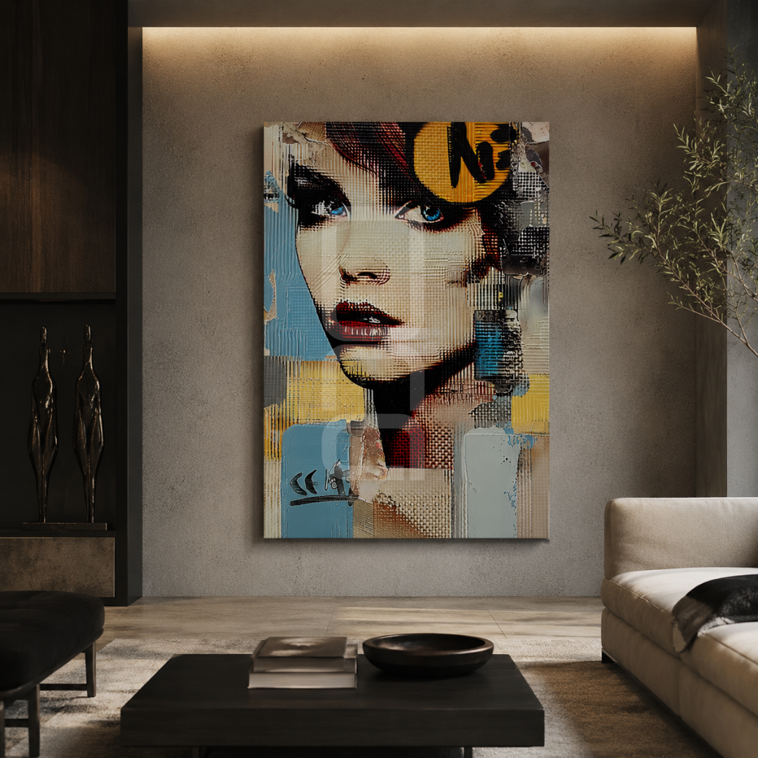 Modern canvas wall art for living room and office interior design