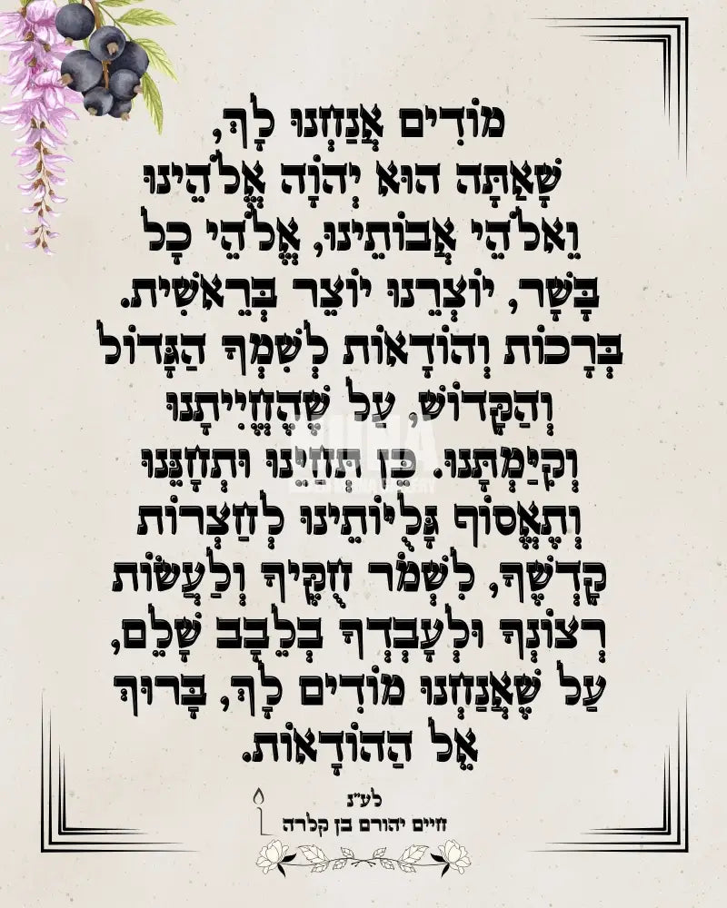 מוֹדִים דְּרַבָּנַן