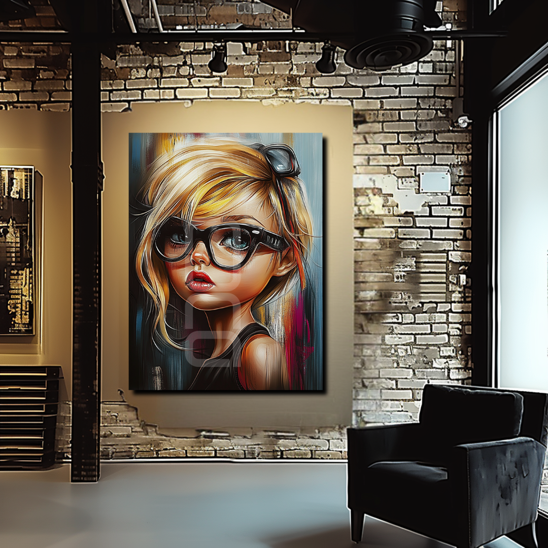 אמנות קיר עם נוכחות עיצובית