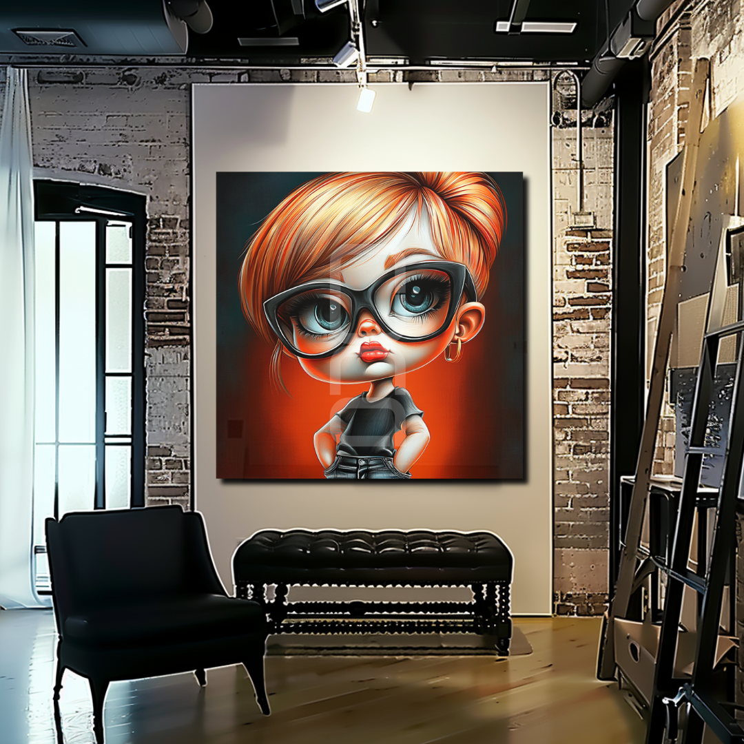 אמנות קיר עם נוכחות עיצובית