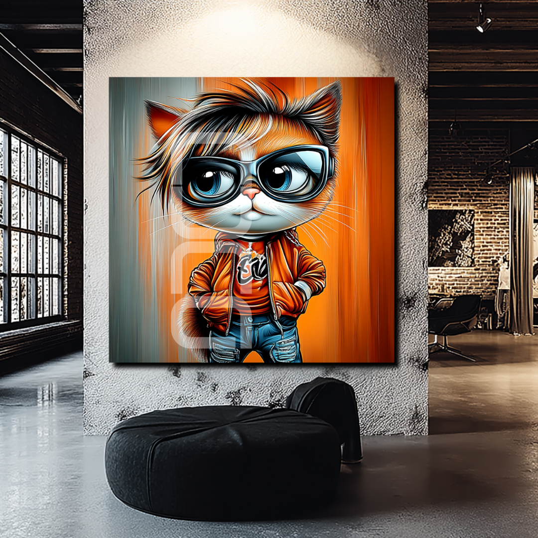 אמנות קיר עם נוכחות עיצובית