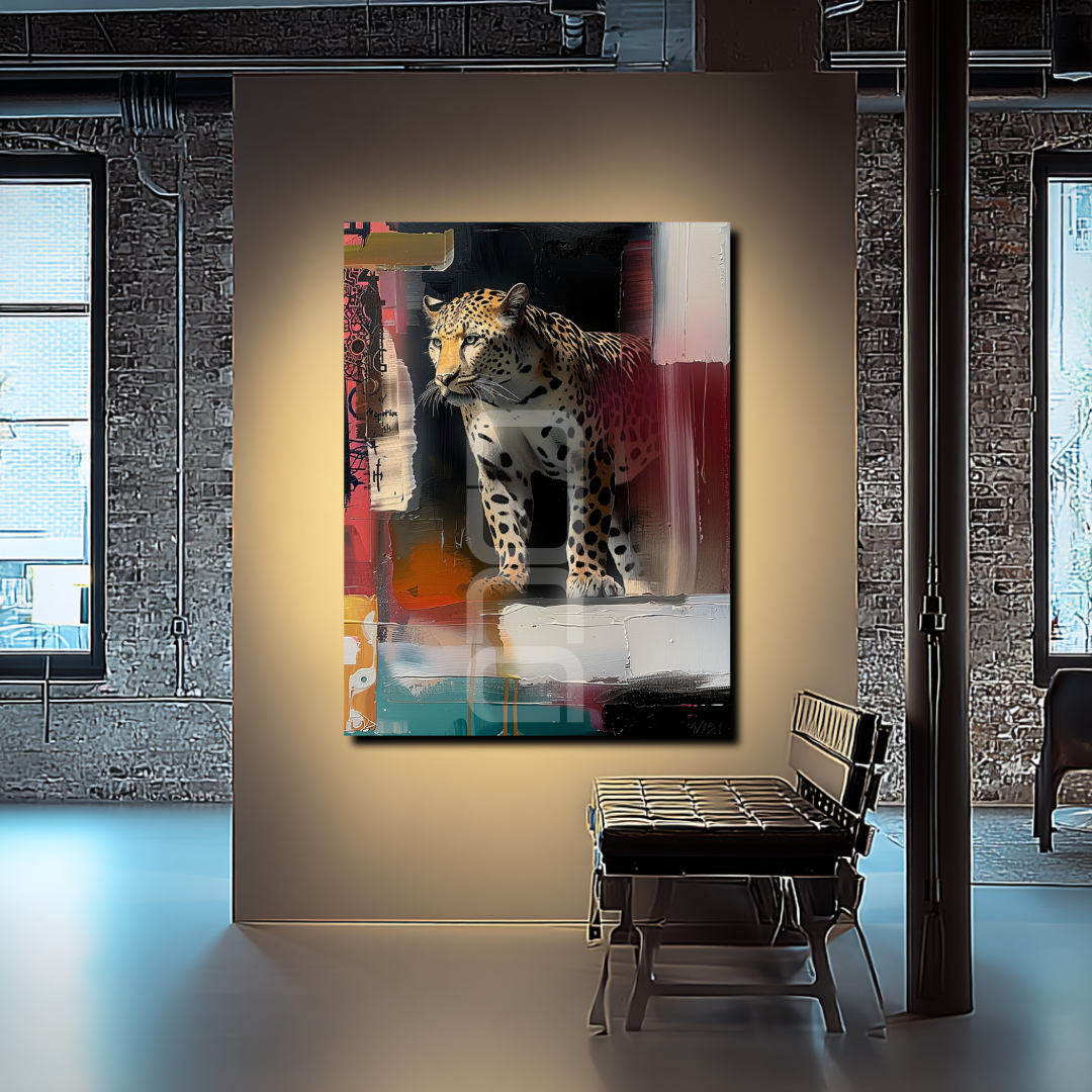 אמנות קיר עם נוכחות עיצובית