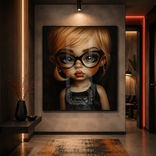 Contemporary animal wall art on canvas for home and office interiors
