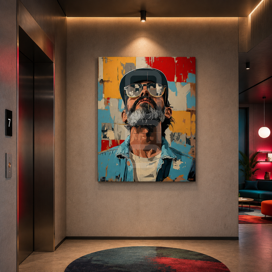 Modern gallery-quality art print by Nuna Gallery on canvas and tempered glass, perfect for homes, offices, hotels, and commercial spaces