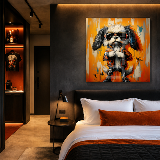 Contemporary animal wall art on canvas for home and office interiors