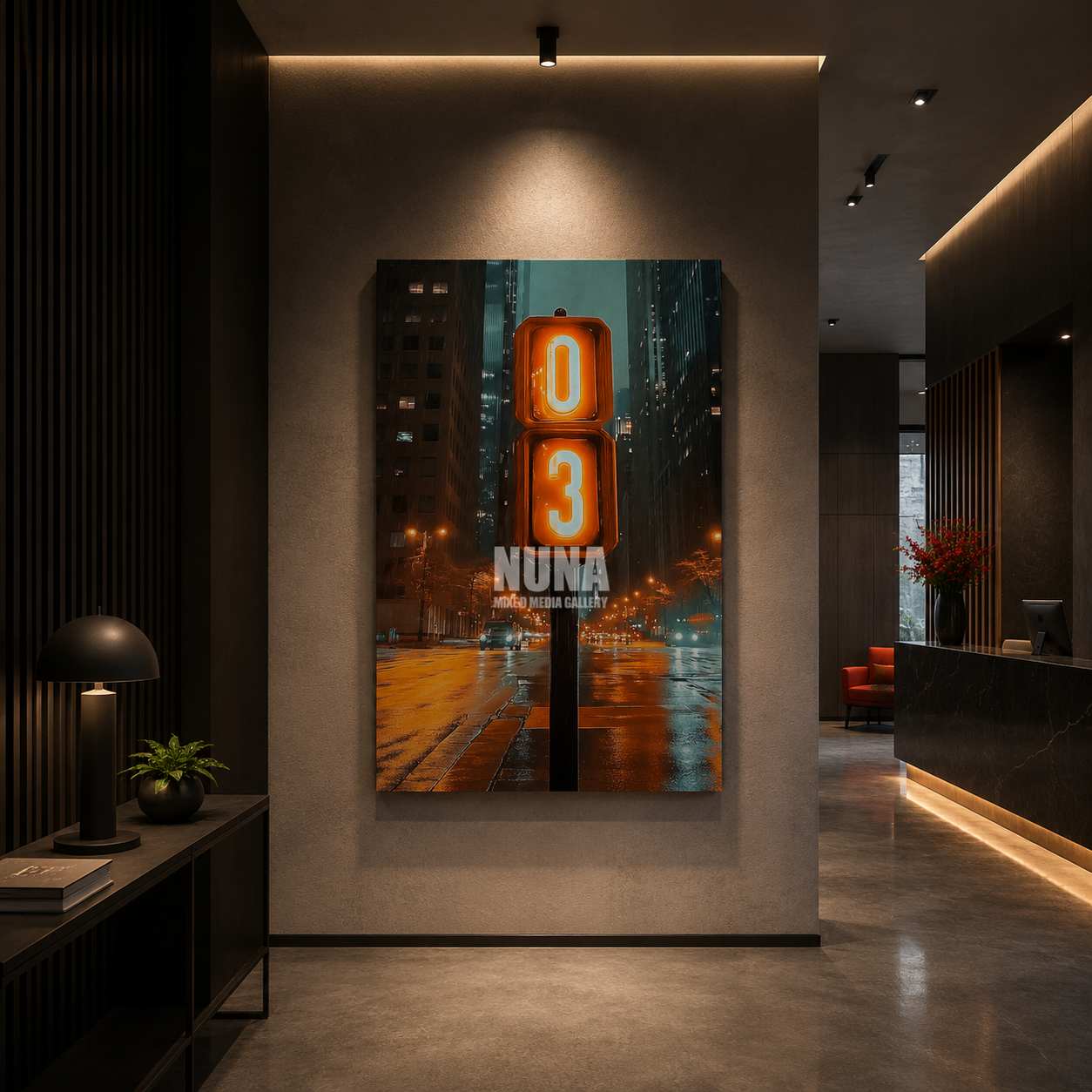 Exclusive artistic wall piece by Nuna Gallery, crafted for modern interiors, office spaces, luxury homes, and commercial projects