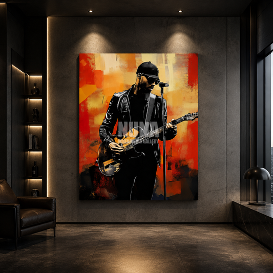 contemporary music wall art for stylish home and workspace design