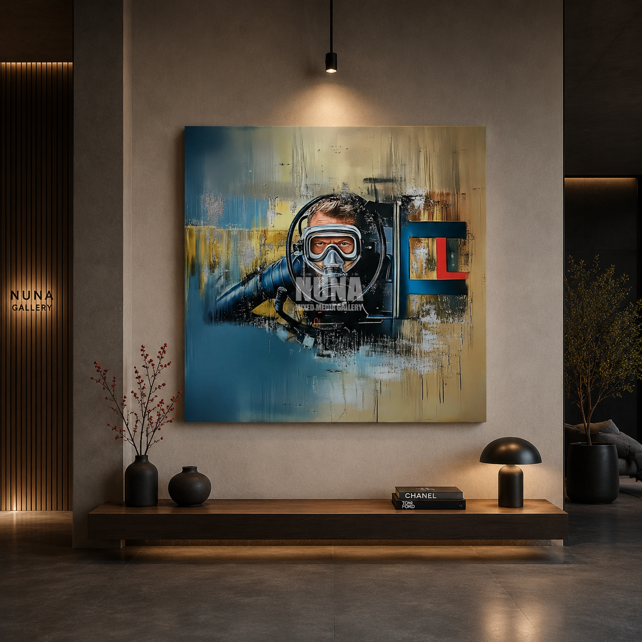 Original contemporary wall art by Nuna Gallery featuring rich textures, depth, and striking visual presence for any interior