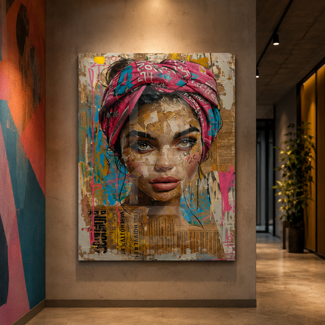 Modern gallery-quality art print by Nuna Gallery on canvas and tempered glass, perfect for homes, offices, hotels, and commercial spaces