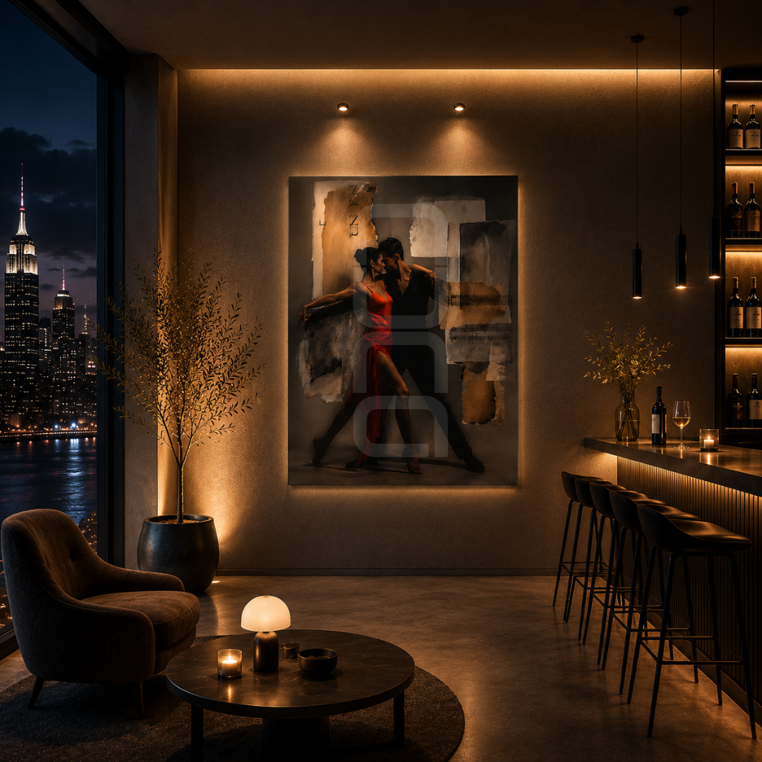 saxophone player wall art print for modern office decor