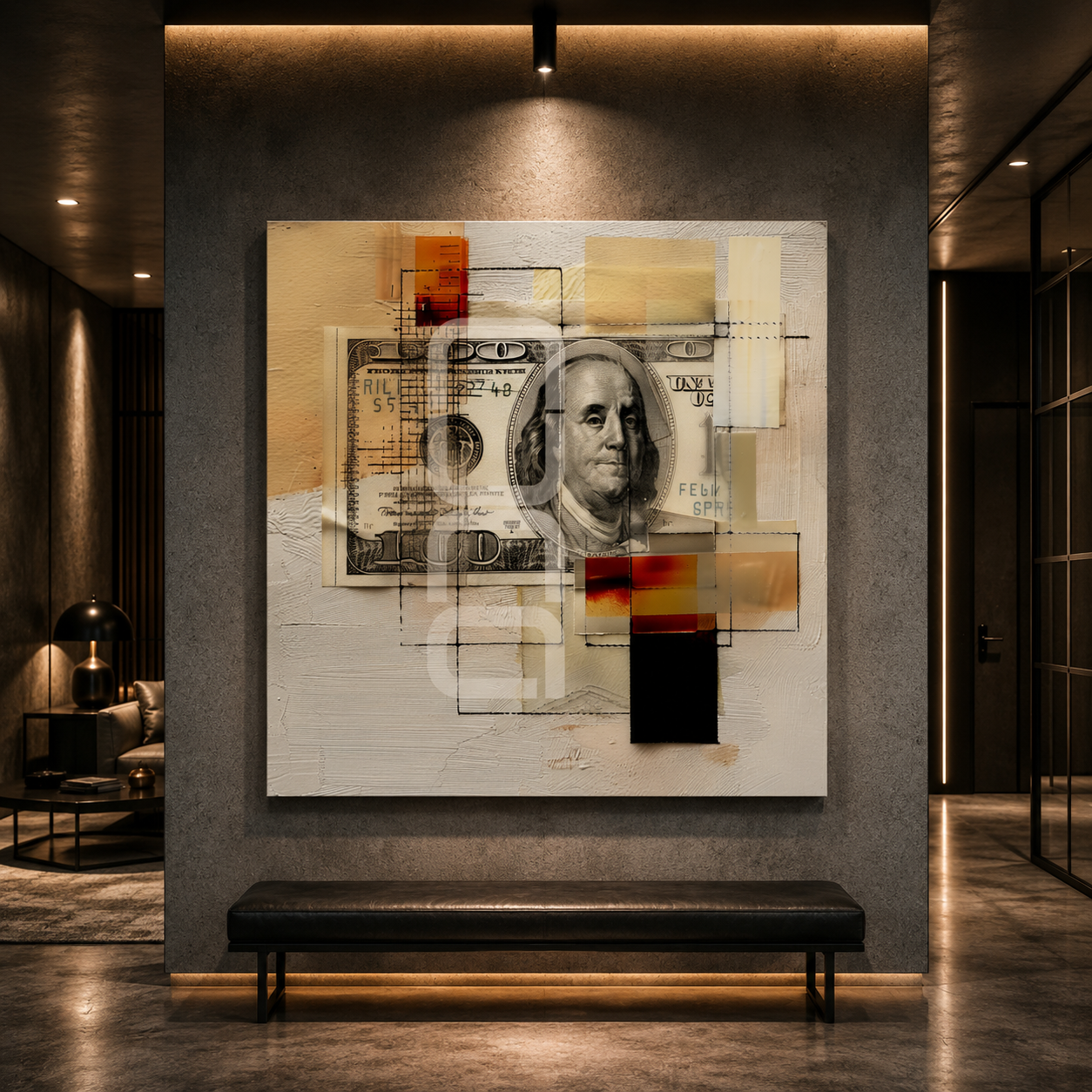 Contemporary designer wall art printed on high-quality canvas and glass, ideal for homes, offices, and hospitality spaces