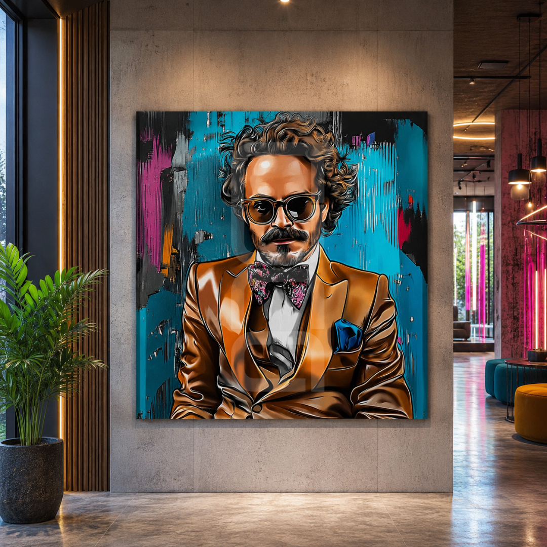 Modern gallery-quality art print by Nuna Gallery on canvas and tempered glass, perfect for homes, offices, hotels, and commercial spaces
