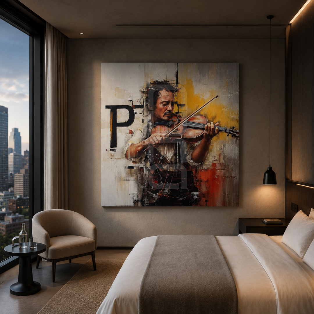 creative music canvas art print for living room and office design