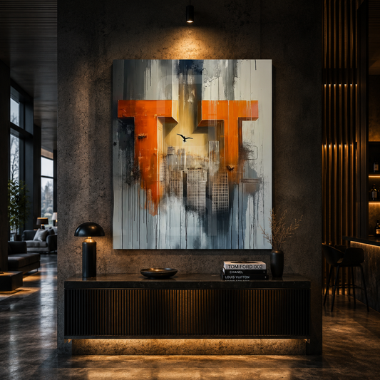 Premium decorative wall art for residential and commercial spaces, professionally printed on canvas and tempered glass by Nuna Gallery