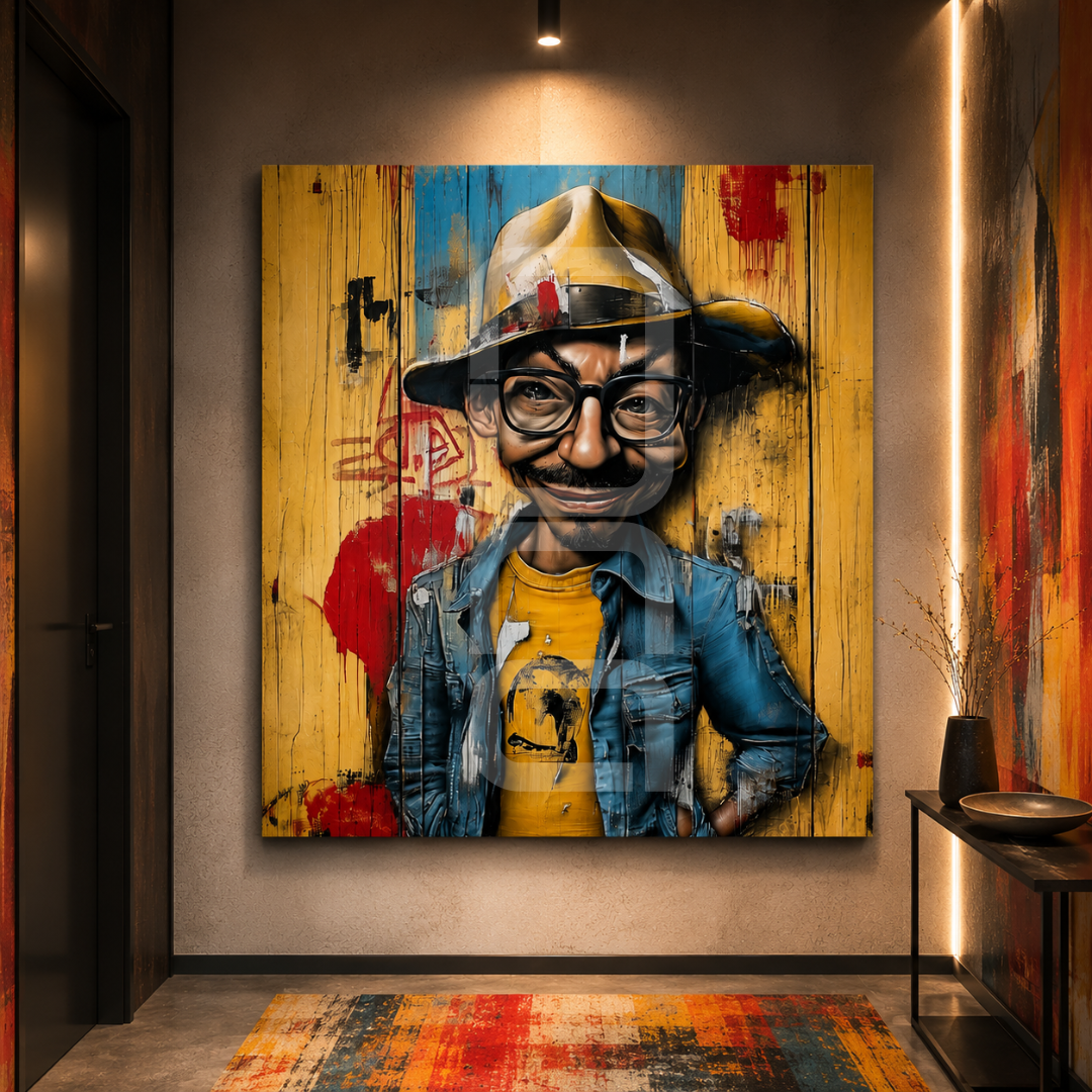 design wall art on canvas for home and office interior