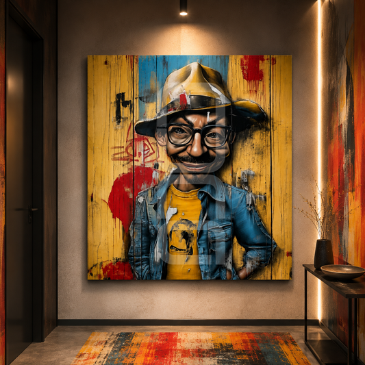 design wall art on canvas for home and office interior